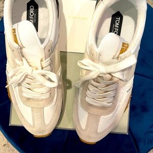 SUEDE NYLON JAMES SNEAKER,, Tom Ford size 10.5